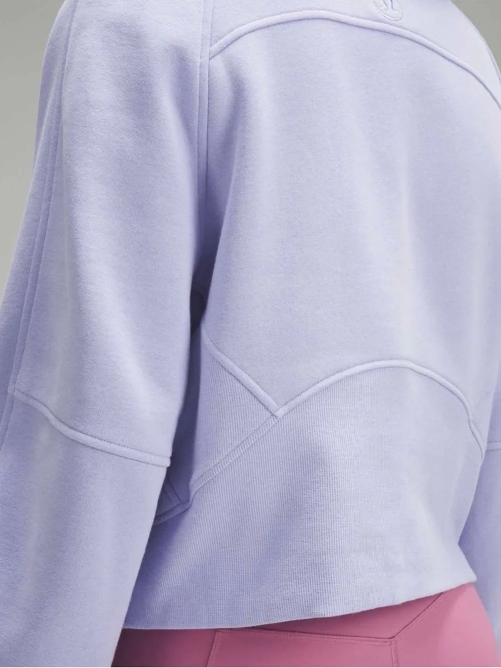 Lululemon Scuba Oversized Funnel Neck Half Zip ~ M/L ~ Lavender